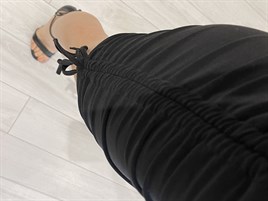 3233 Çapraz Tek Omuz Elbise 