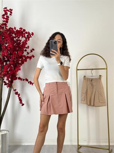 3332 Paraşüt Pembe Etek