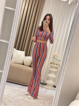 0054 Renkli Karışık Desen Takım 