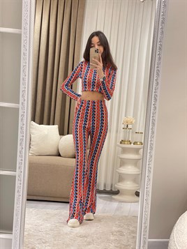 0054 Renkli Karışık Desen Takım 