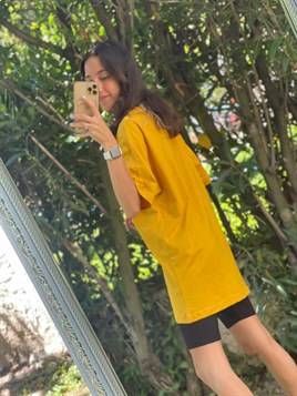 3156 Sarı Illusıon T-Shırt