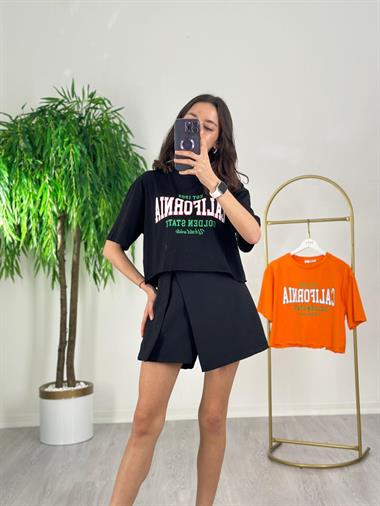 3293 Siyah California Tshirt