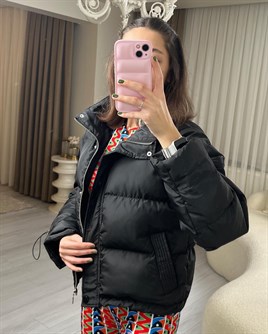 3200 Siyah Şişme Mont