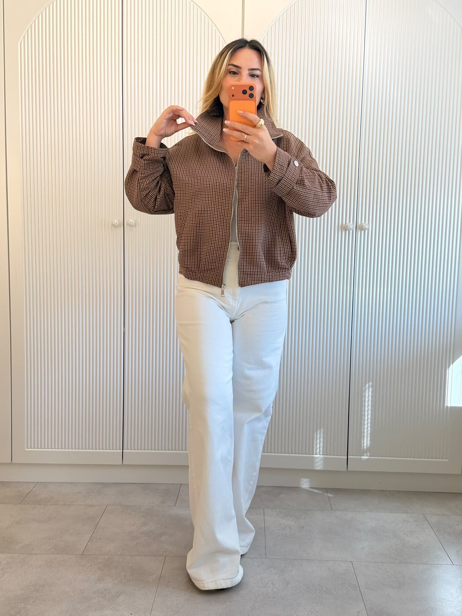 9745 Camel Pötikare Bomber Ceket