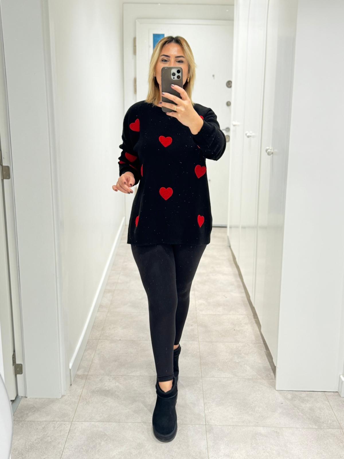 7167 Siyah Kalpli Kazak