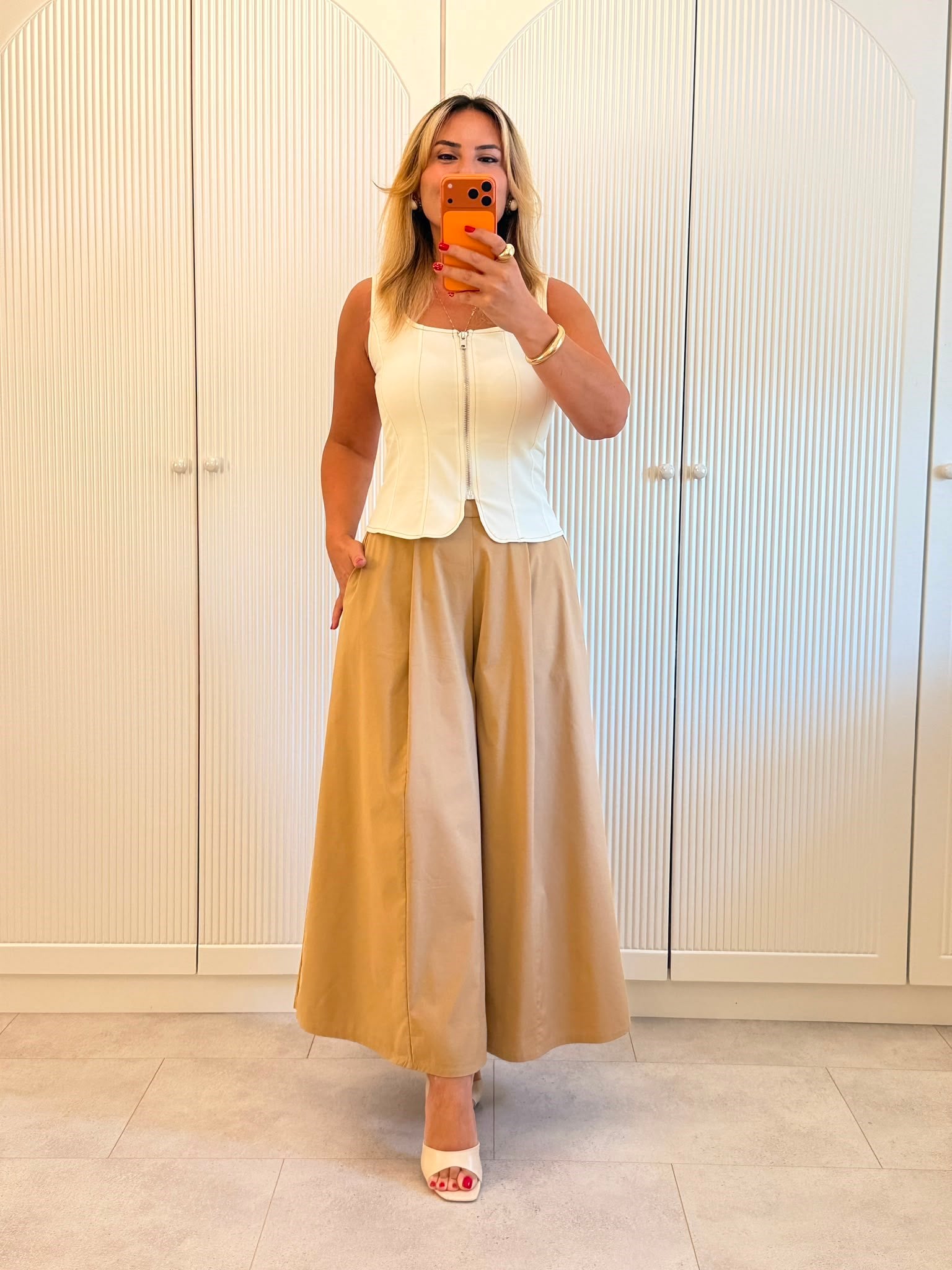 9629 Latte Premium Pantolon Etek