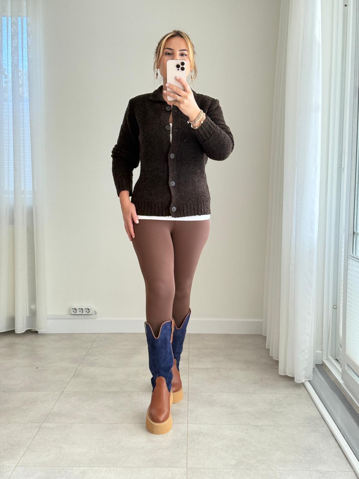 8661 Orj Marka Kahve Hırka