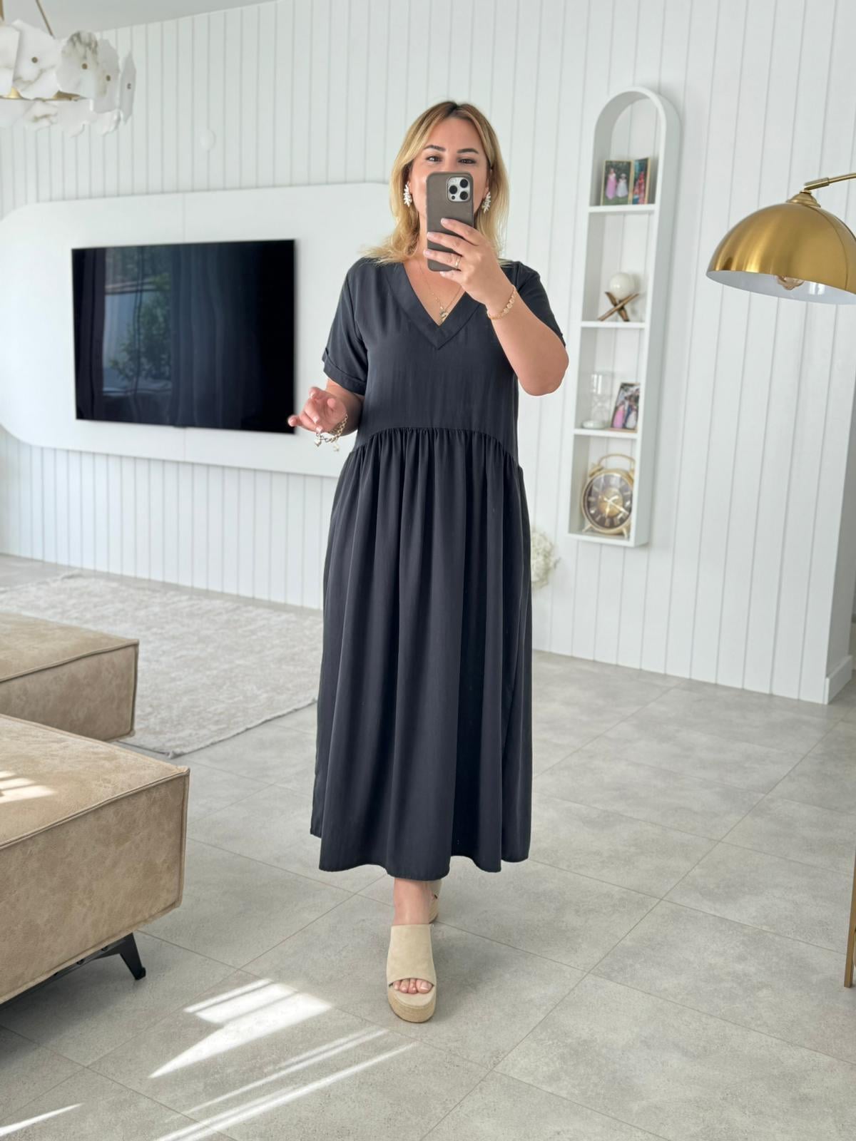 6281 Orj Marka Siyah Lyocell