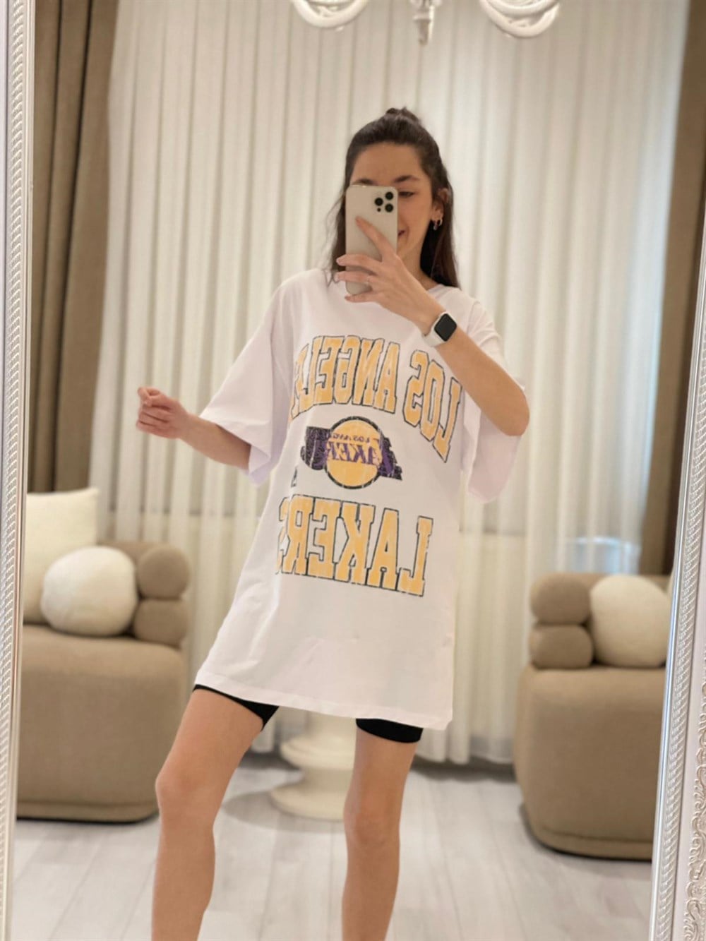 OVERSİZE LOS ANGELES T-SHİRT