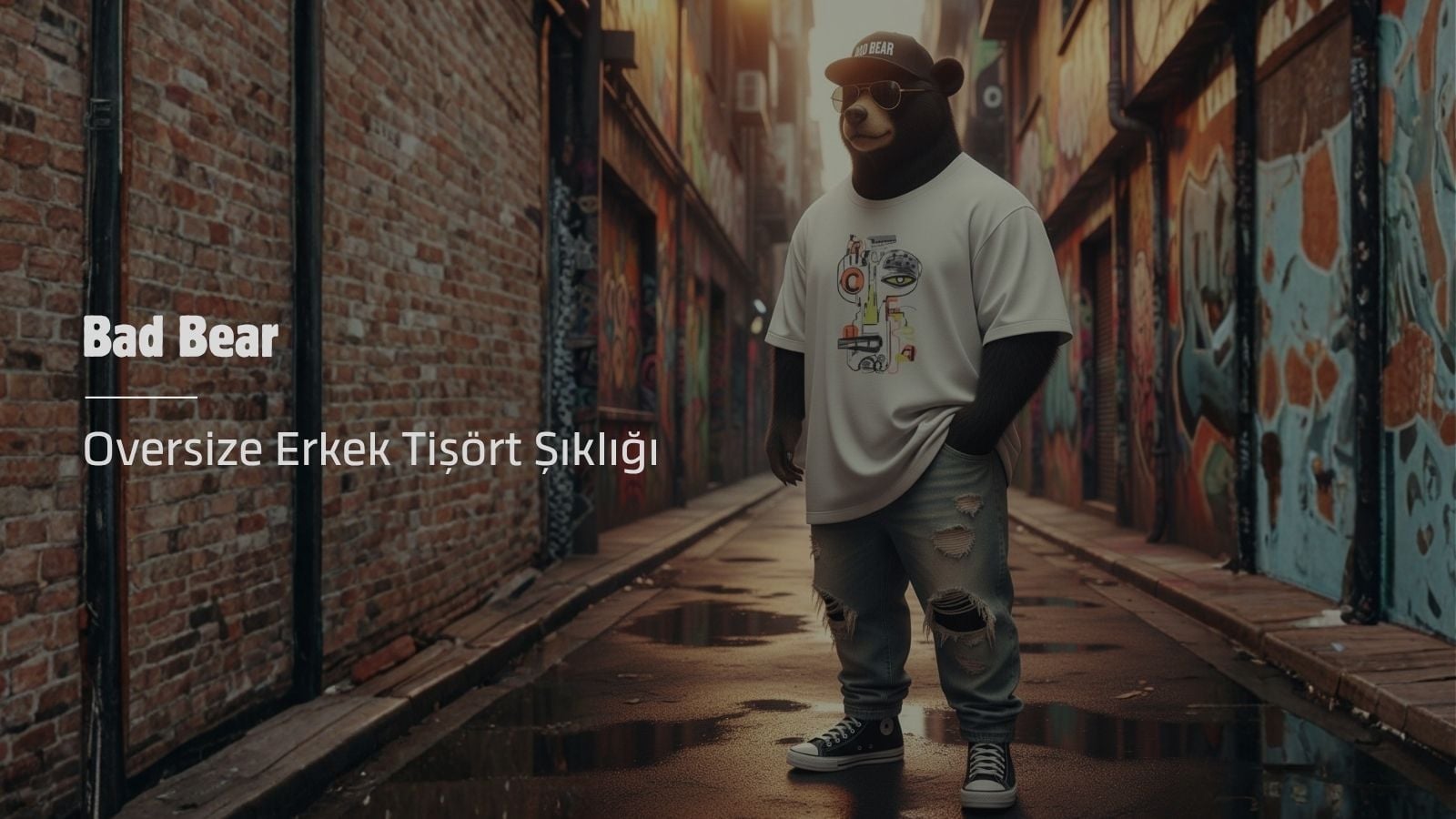 Bad Bear ile Oversize Erkek Tişört Şıklığı