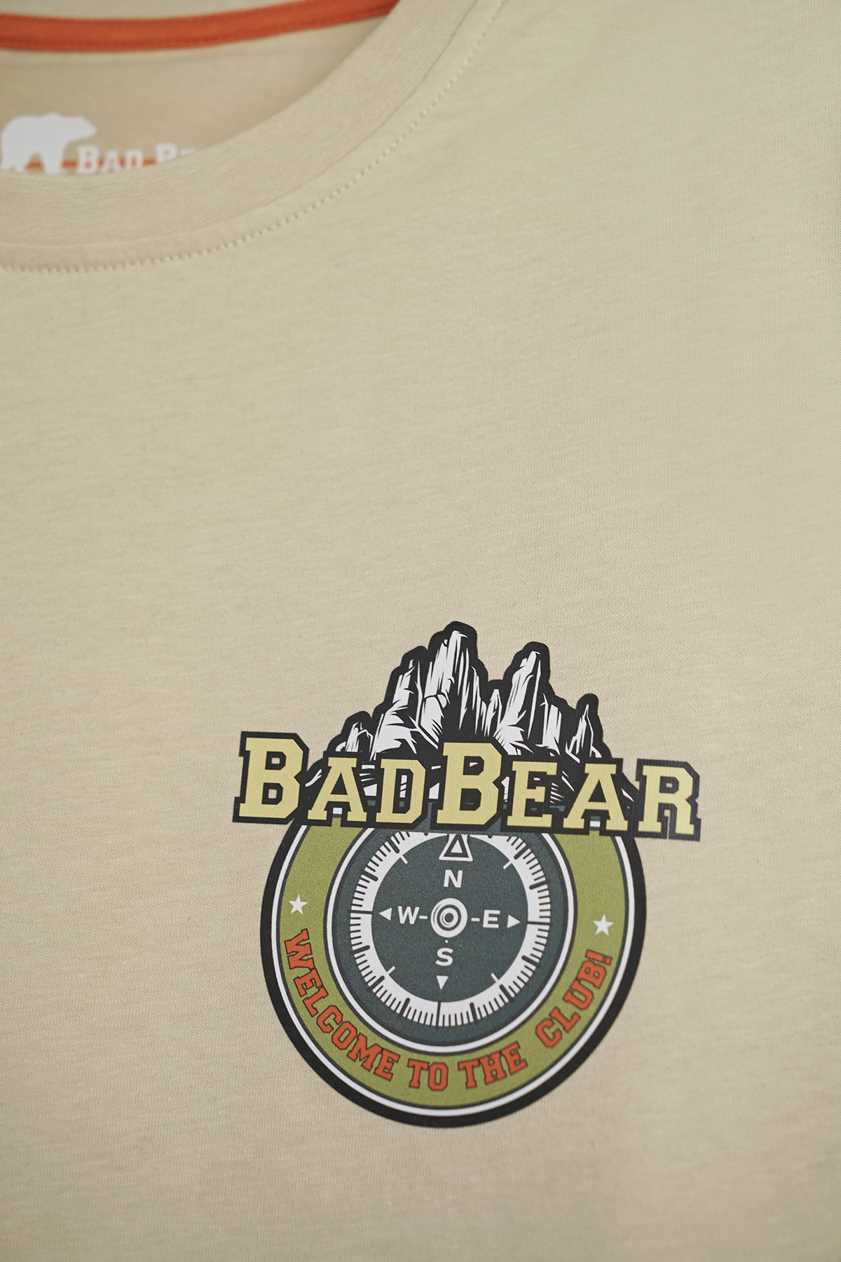 Anderson Beige Mens Printed T-Shirt
