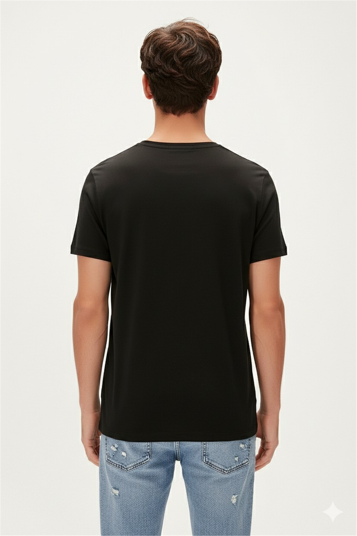 Retro Colors Siyah Erkek Baskılı Tişört