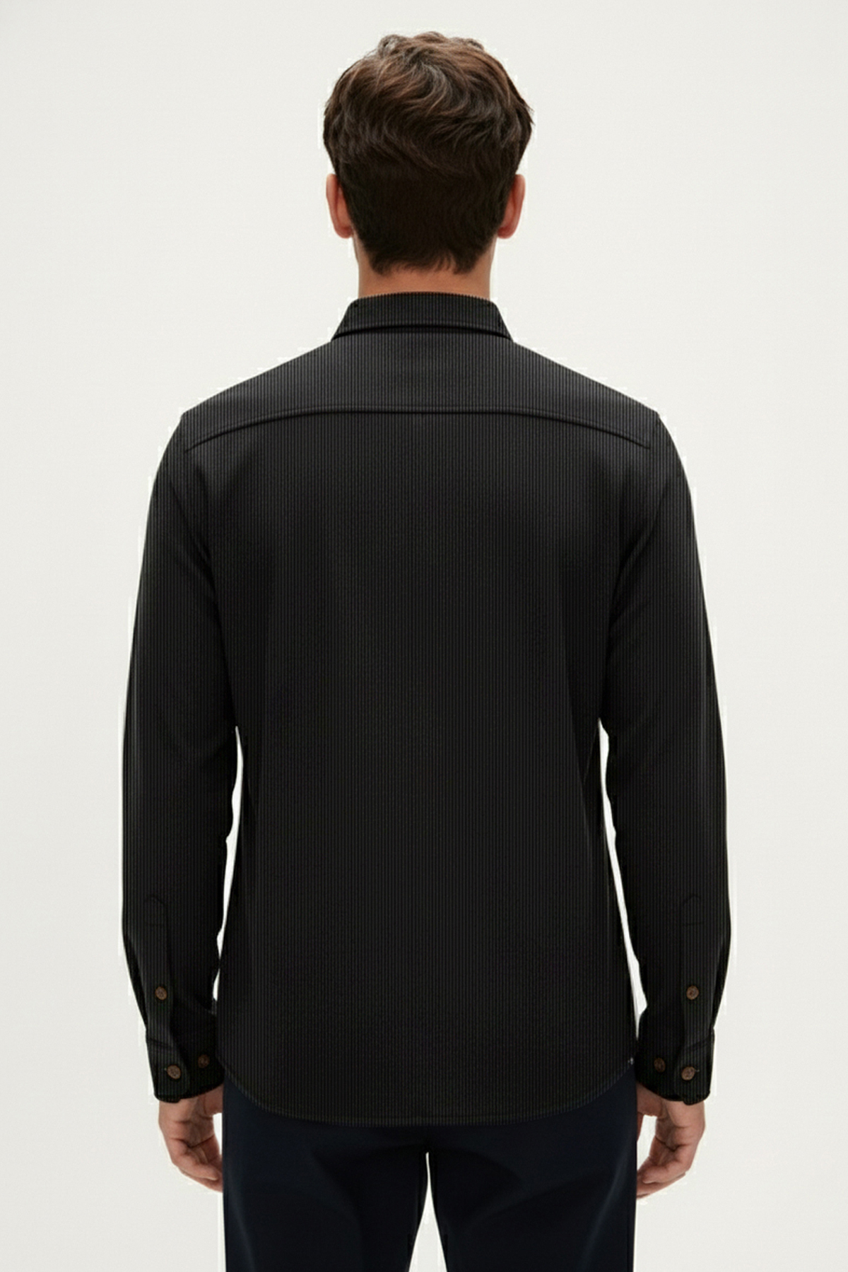 FRUITY SHIRT BASIC SHIRT SİYAH DÜĞMELİ MAN SHIRT FRUITY SHIRTFRUITY SHIRT