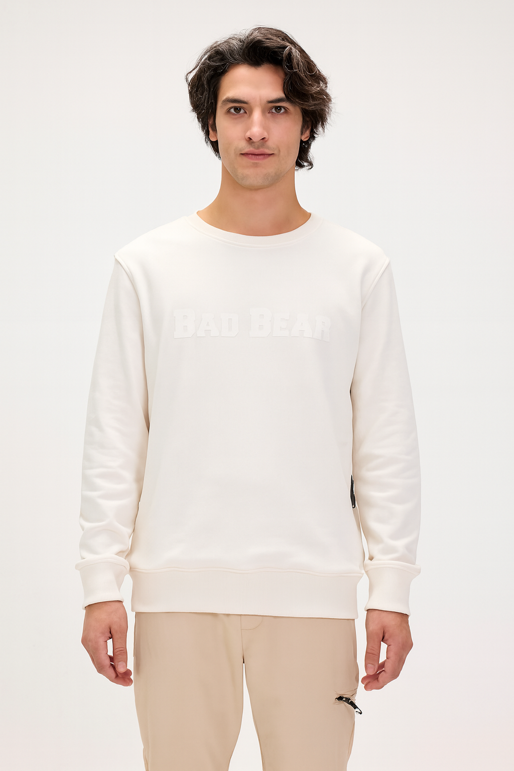 Snow Marshmallow Crewneck Erkek Baskılı Sweatshirt