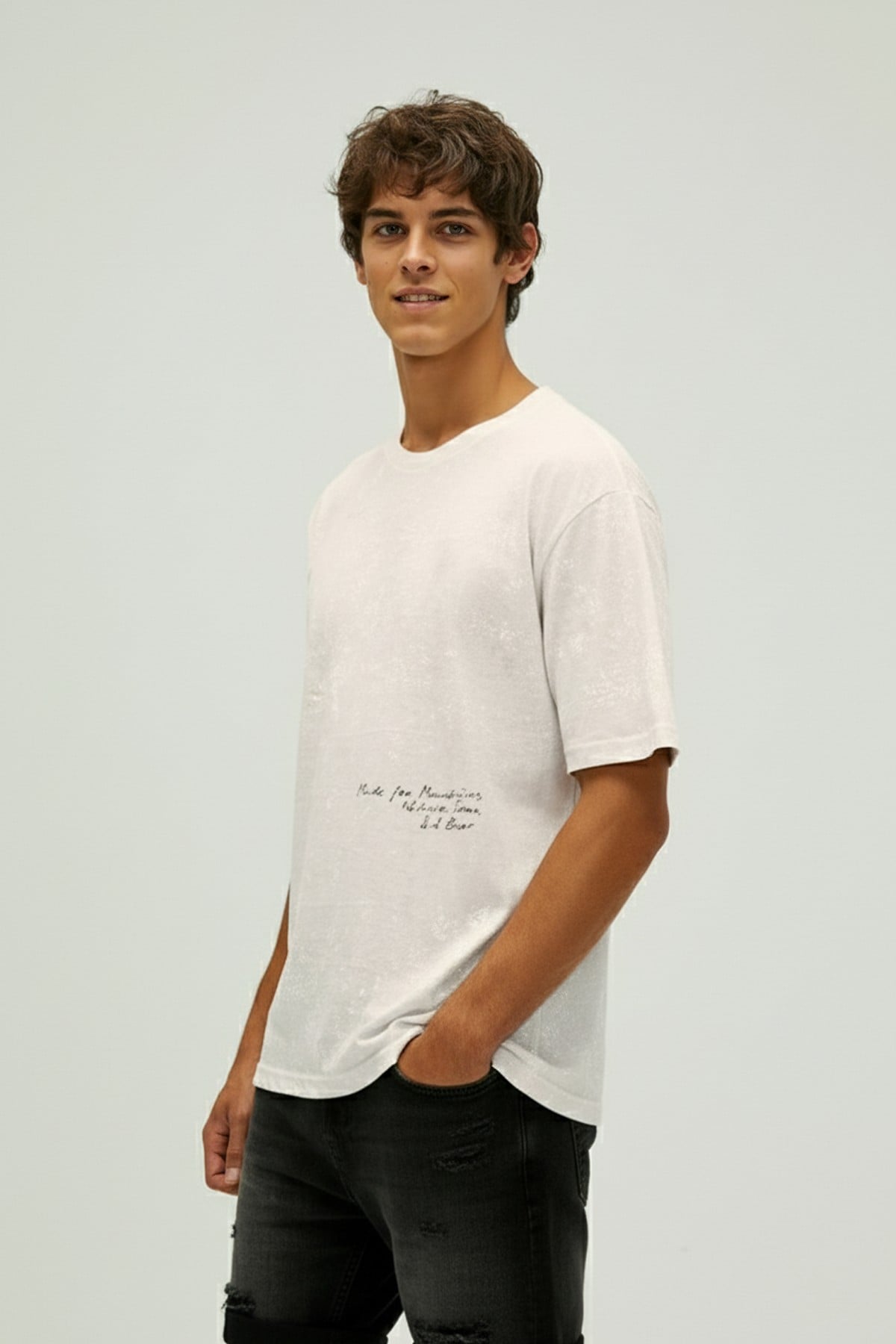 MADE FOR T-SHIRT PRINTED T-SHIRT BEYAZ  MAN T-SHIRT MADE FOR T-SHIRTMADE FOR T-SHIRT