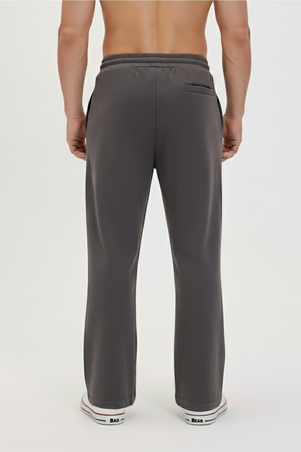 STRAIGHT SWEATPANTS SWEATPANTS ASFALT BELİRTİLMEMİŞ MAN PANTS STRAIGHT SWEATPANTSSTRAIGHT SWEATPANTS