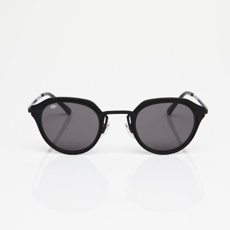 Richard Unisex Black Sunglasses