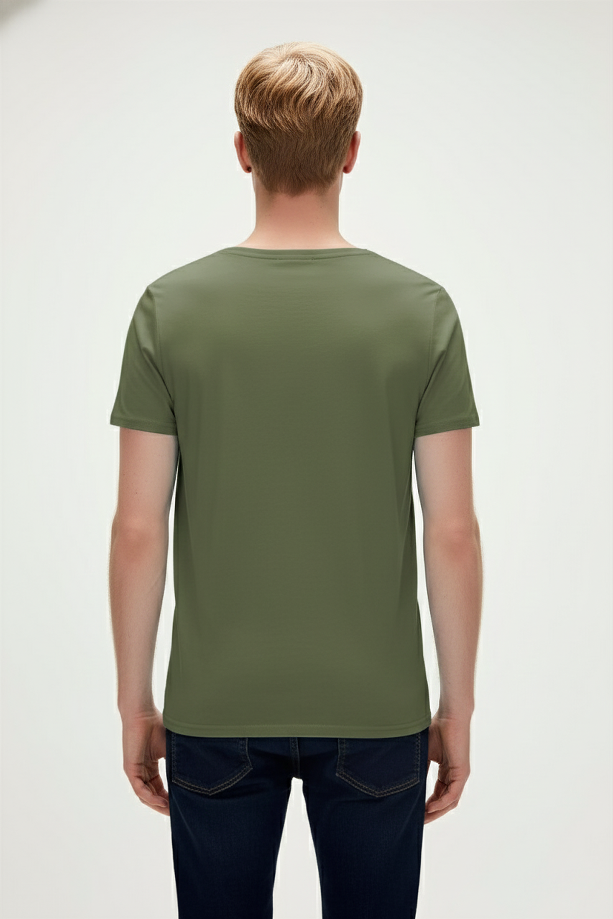 REBORN T-SHIRT PRINTED T-SHIRT SOLUK YEŞİL  MAN T-SHIRT REBORN T-SHIRTREBORN T-SHIRT