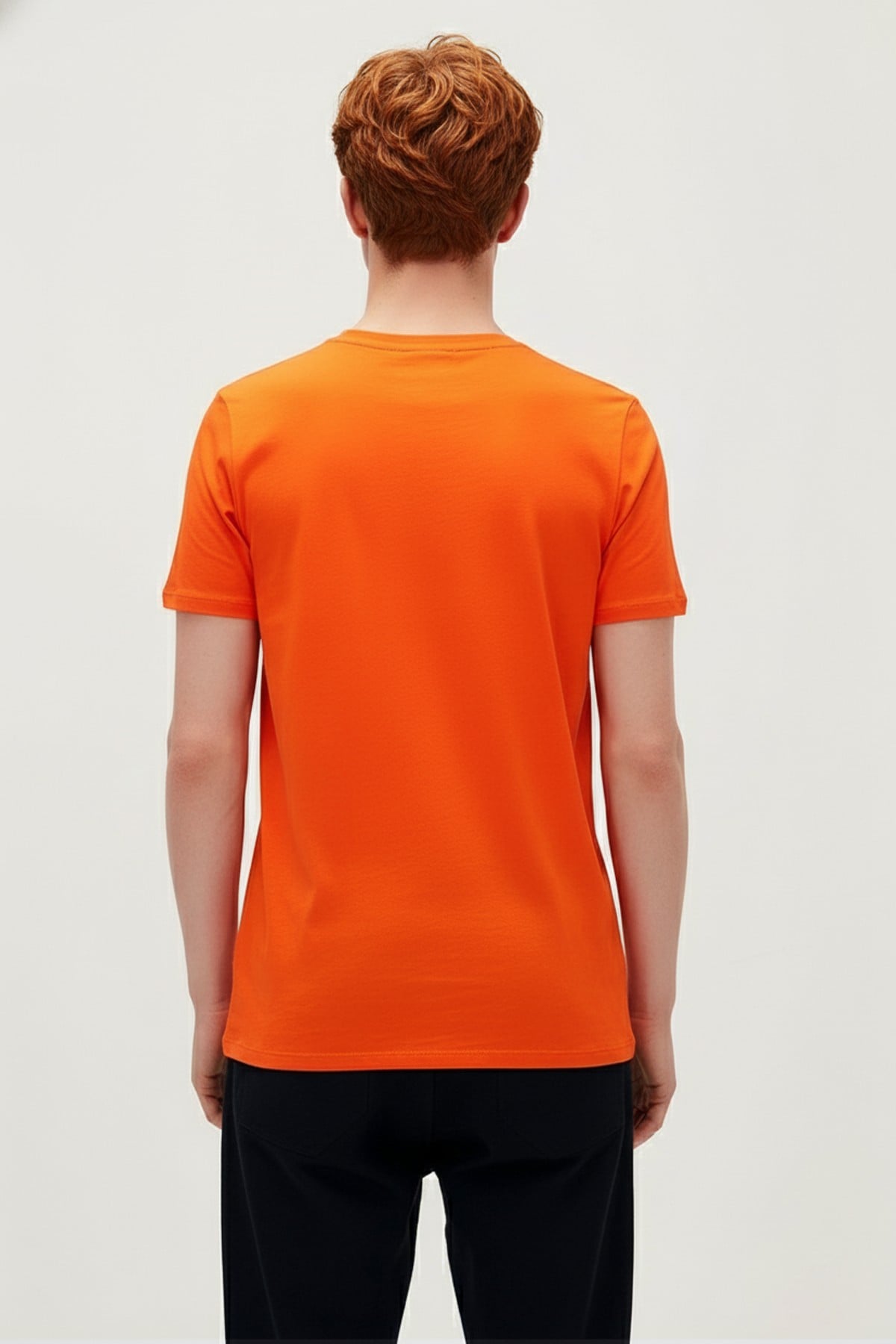 NATURE BAND T-SHIRT PRINTED T-SHIRT TURUNCU  MAN T-SHIRT NATURE BAND T-SHIRTNATURE BAND T-SHIRT