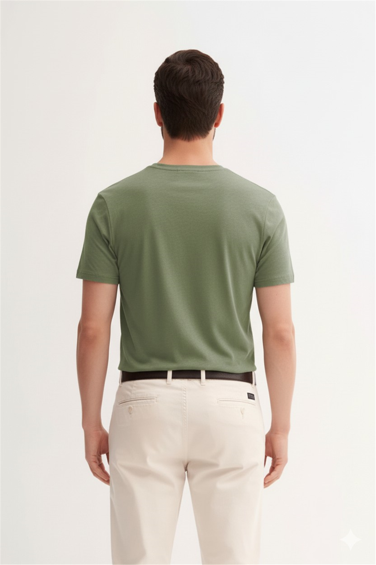 BEAR SAID T-SHIRT PRINTED T-SHIRT SOLUK YEŞİL  MAN T-SHIRT BEAR SAID T-SHIRTBEAR SAID T-SHIRT