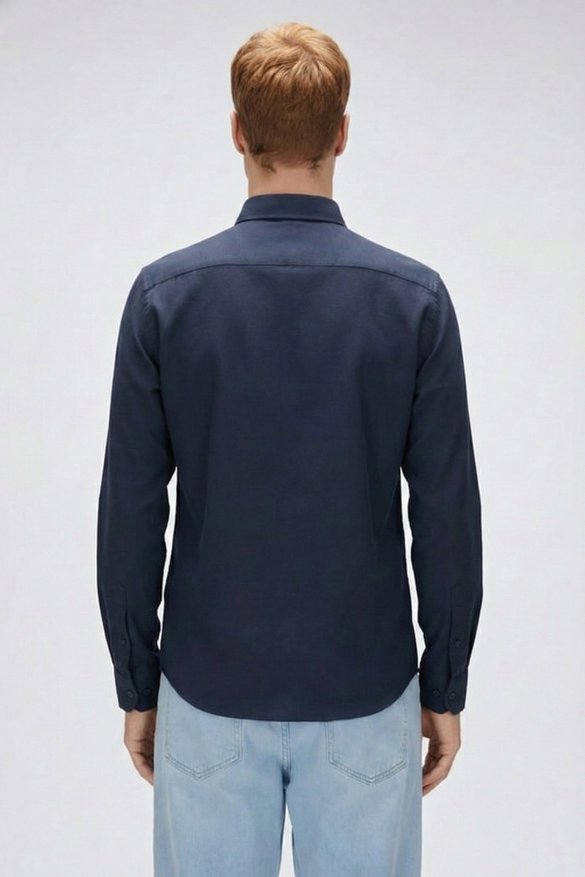 VICTOR BASIC SHIRT BASIC SHIRT LACİVERT DÜĞMELİ MAN SHIRT VICTOR BASIC SHIRTVICTOR BASIC SHIRT