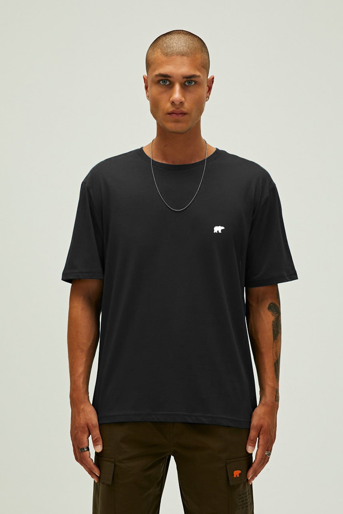 FRESH T-SHIRT PRINTED T-SHIRT SİYAH  MAN T-SHIRT FRESH T-SHIRTFRESH T-SHIRT
