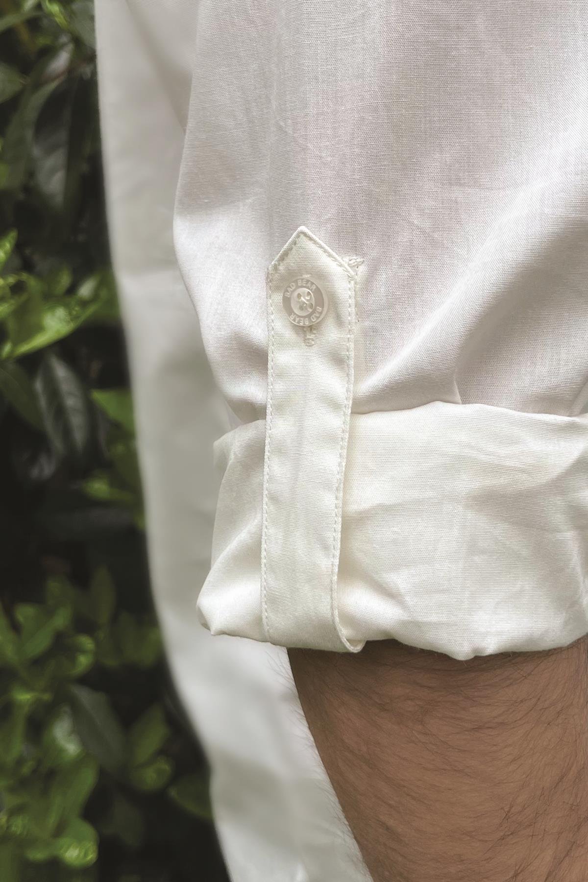 Luigi Beyaz Erkek Gömlek