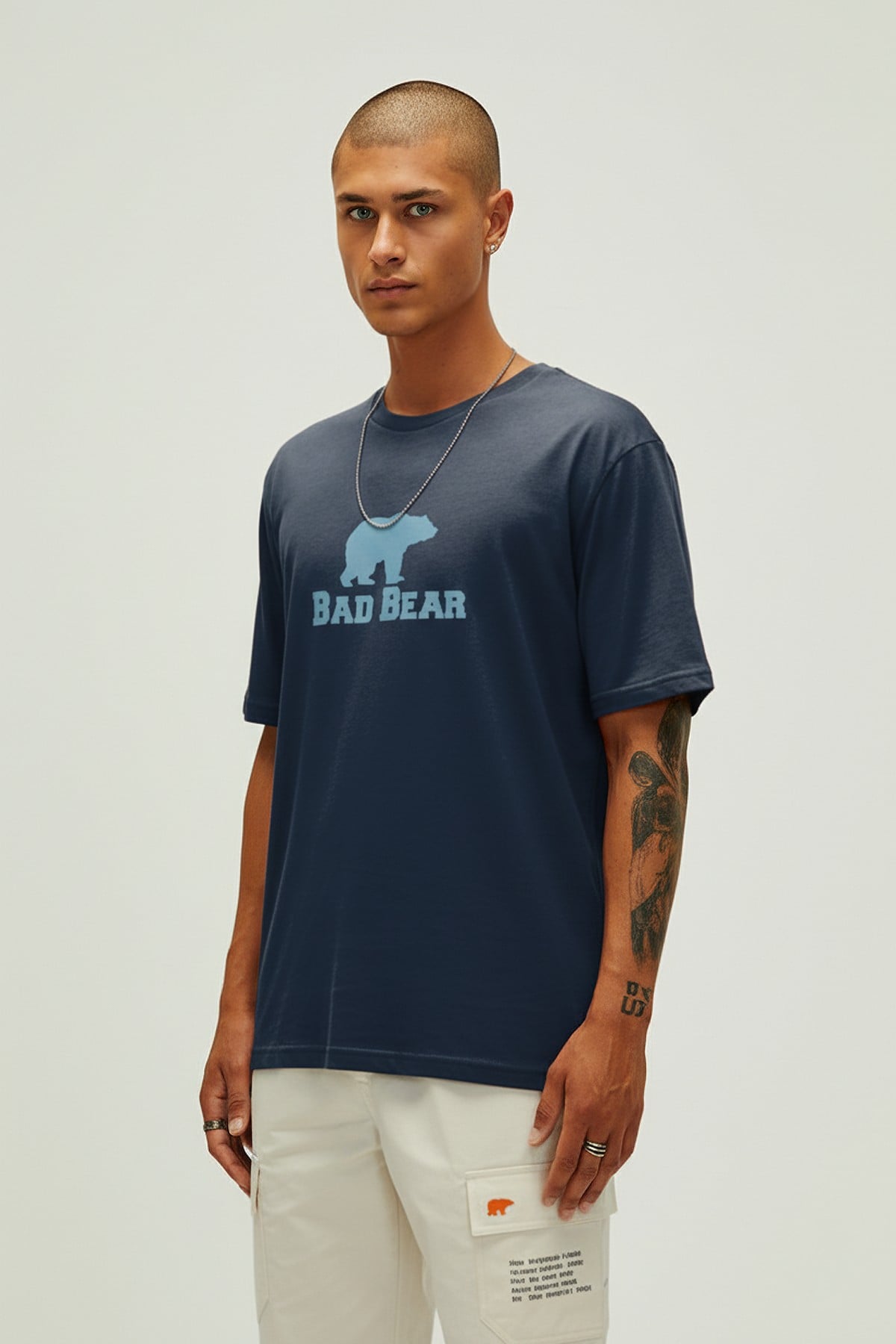 MUSCLE BASIC T-SHIRT PRINTED T-SHIRT LACİVERT  MAN T-SHIRT MUSCLE BASIC T-SHIRTMUSCLE BASIC T-SHIRT