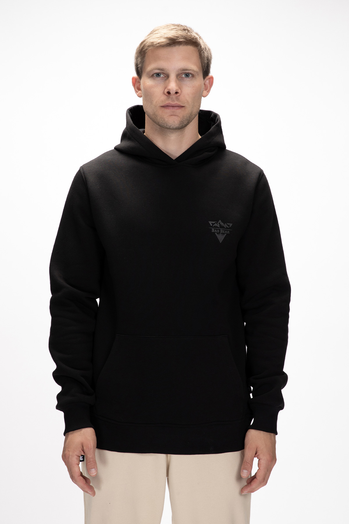 Lake Si̇yah Kapüşonlu Erkek Sweatshirt