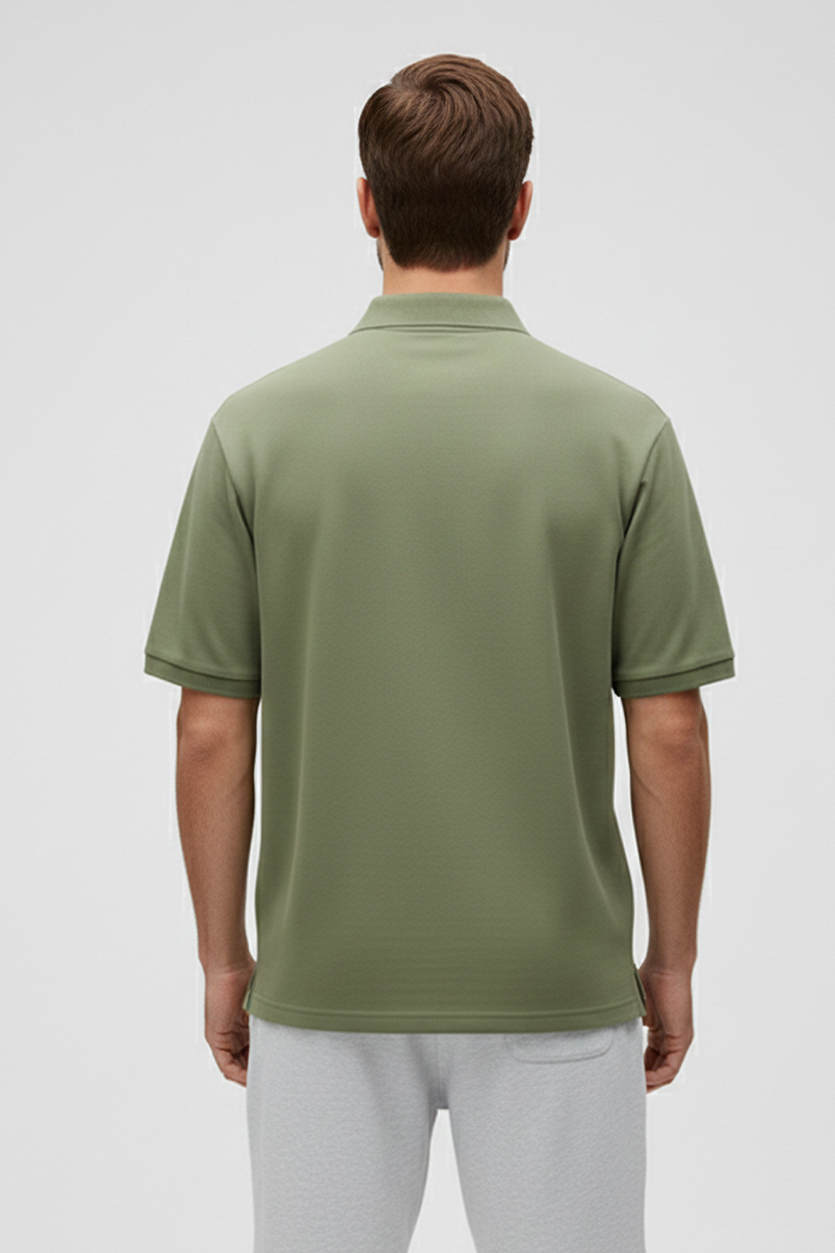 City Walker Soluk Yeşil Polo Yaka Erkek Tişört