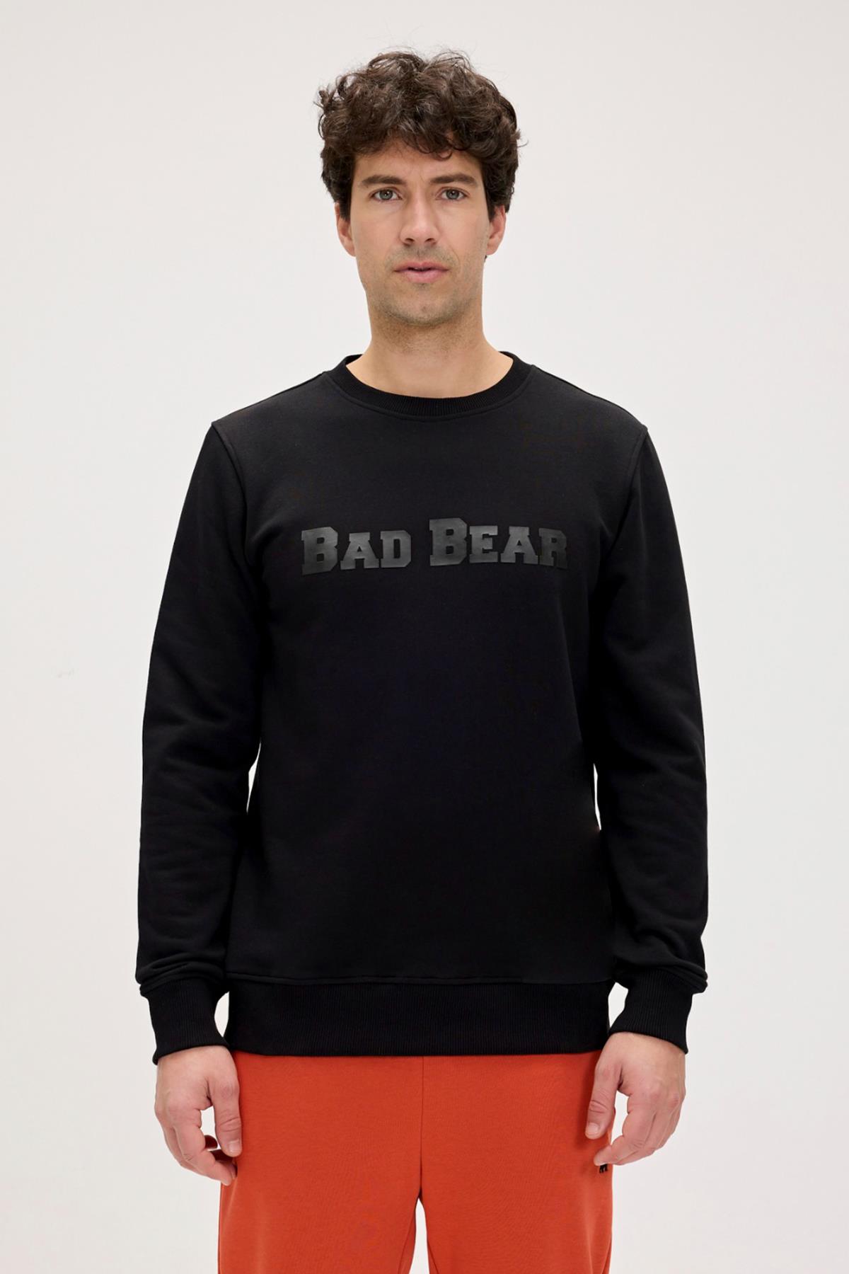 SNOW CREWNECK PRINTED CREWNECK SİYAH BELİRTİLMEMİŞ MAN SWEATSHIRT SNOW CREWNECKSNOW CREWNECK