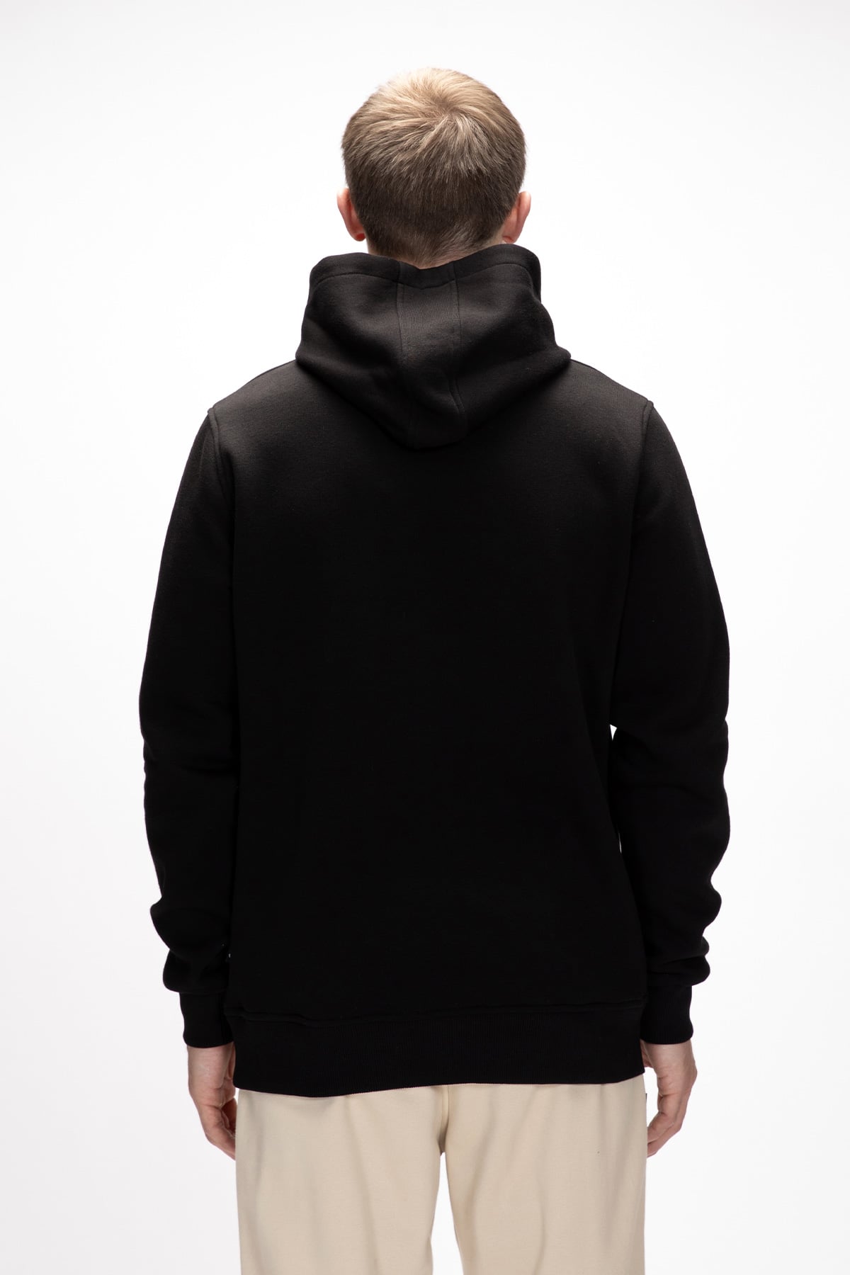 Lake Si̇yah Kapüşonlu Erkek Sweatshirt