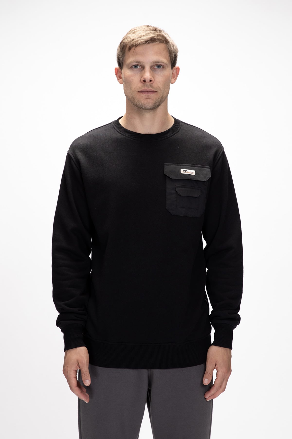 RISE CREWNECK CREWNECK SİYAH BELİRTİLMEMİŞ MAN SWEATSHIRT RISE CREWNECKRISE CREWNECK