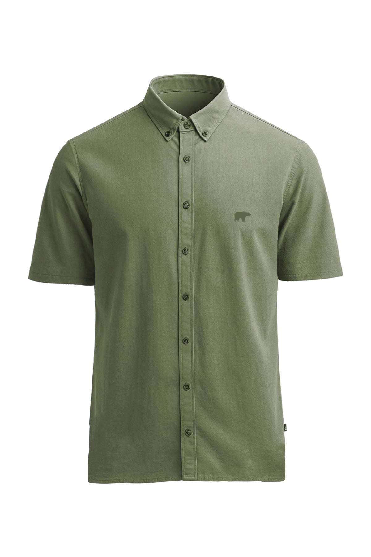 PLANT BASIC SHIRT BASIC SHIRT SOLUK YEŞİL DÜĞMELİ MAN SHIRT PLANT BASIC SHIRTPLANT BASIC SHIRT