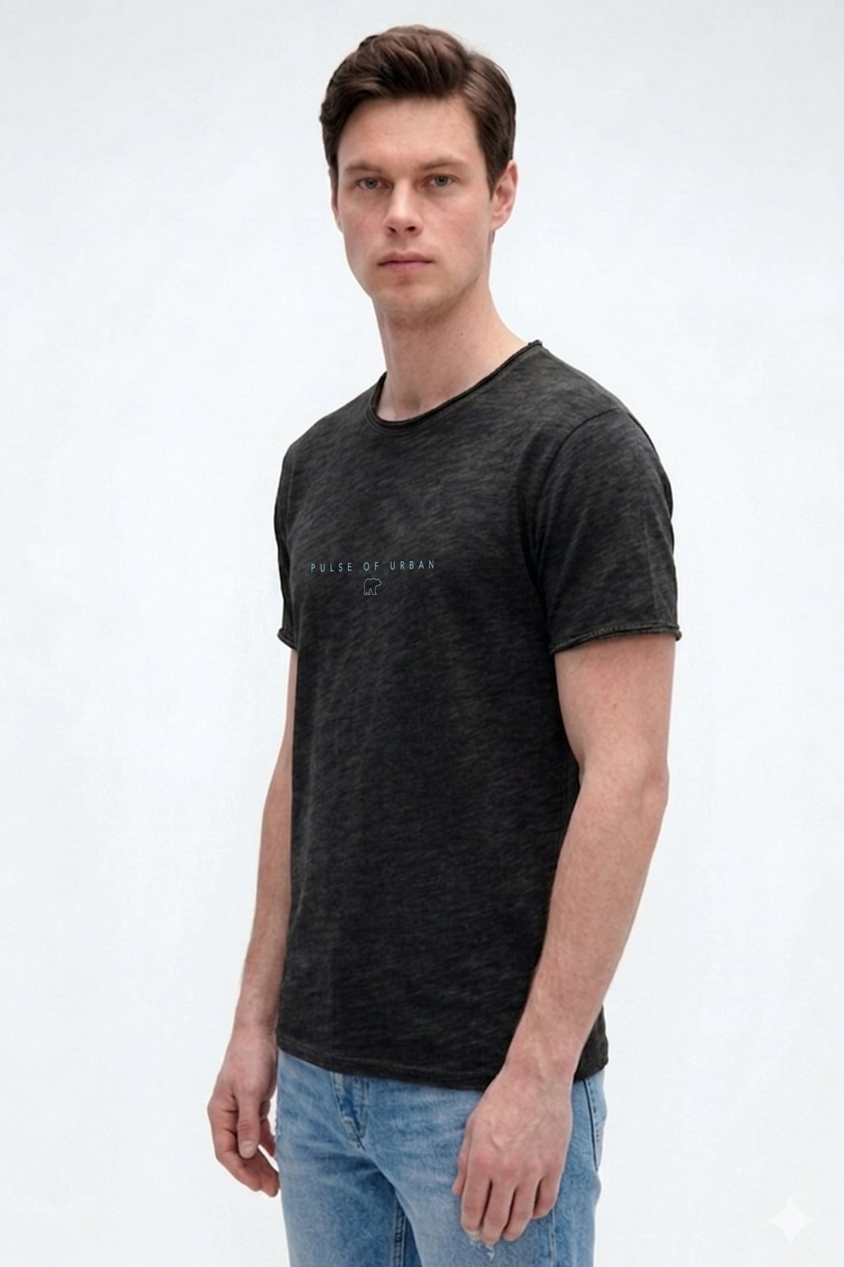 PULSE T-SHIRT PRINTED T-SHIRT SİYAH  MAN T-SHIRT PULSE T-SHIRTPULSE T-SHIRT