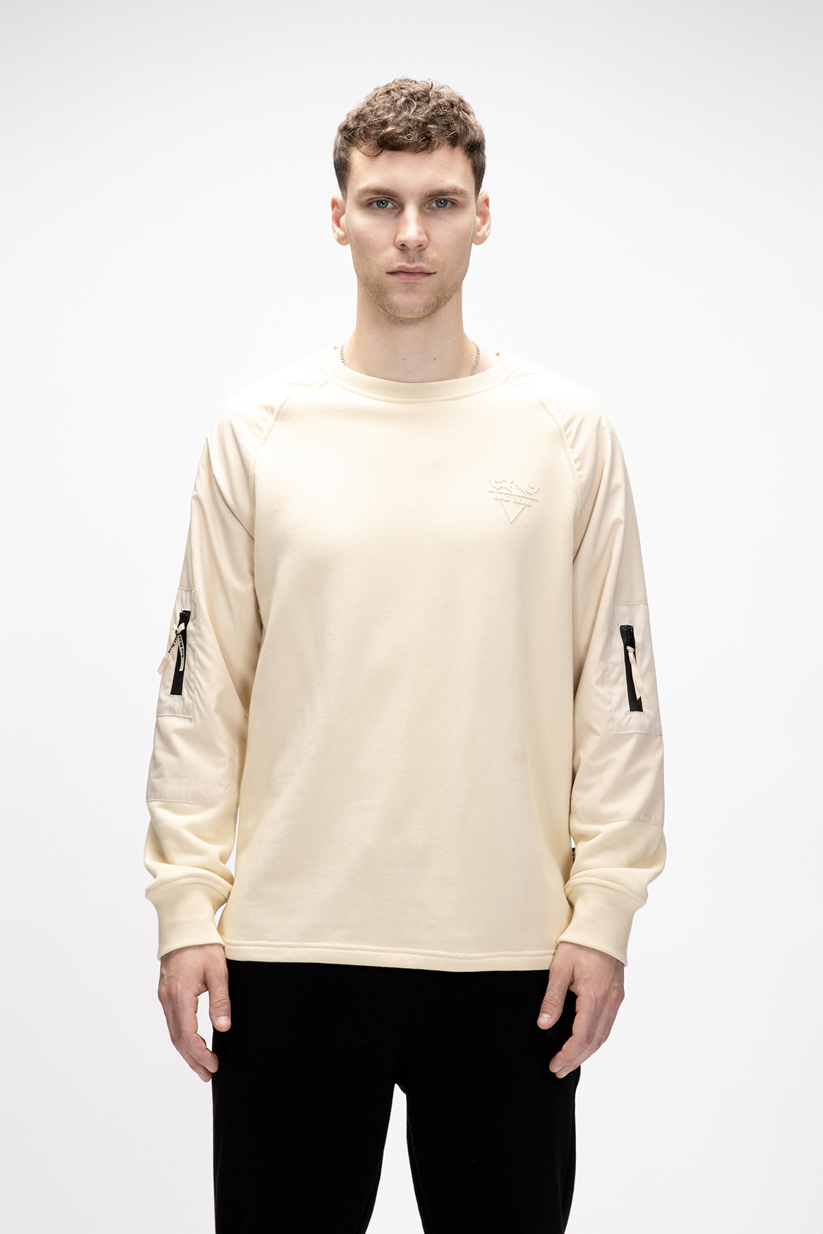 HILL CREWNECK CREWNECK BEJ BELİRTİLMEMİŞ MAN SWEATSHIRT HILL CREWNECKHILL CREWNECK