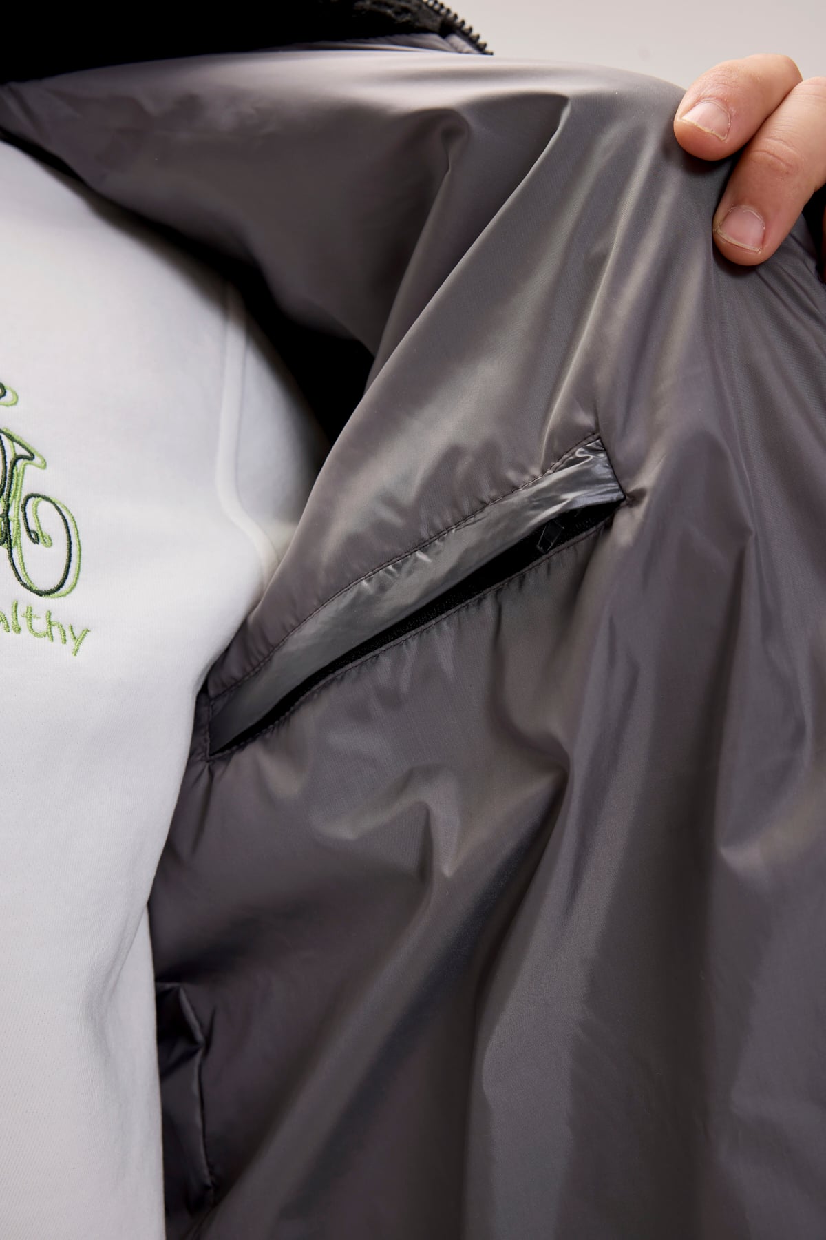 Albert Asphalt Mens Puffer Jacket