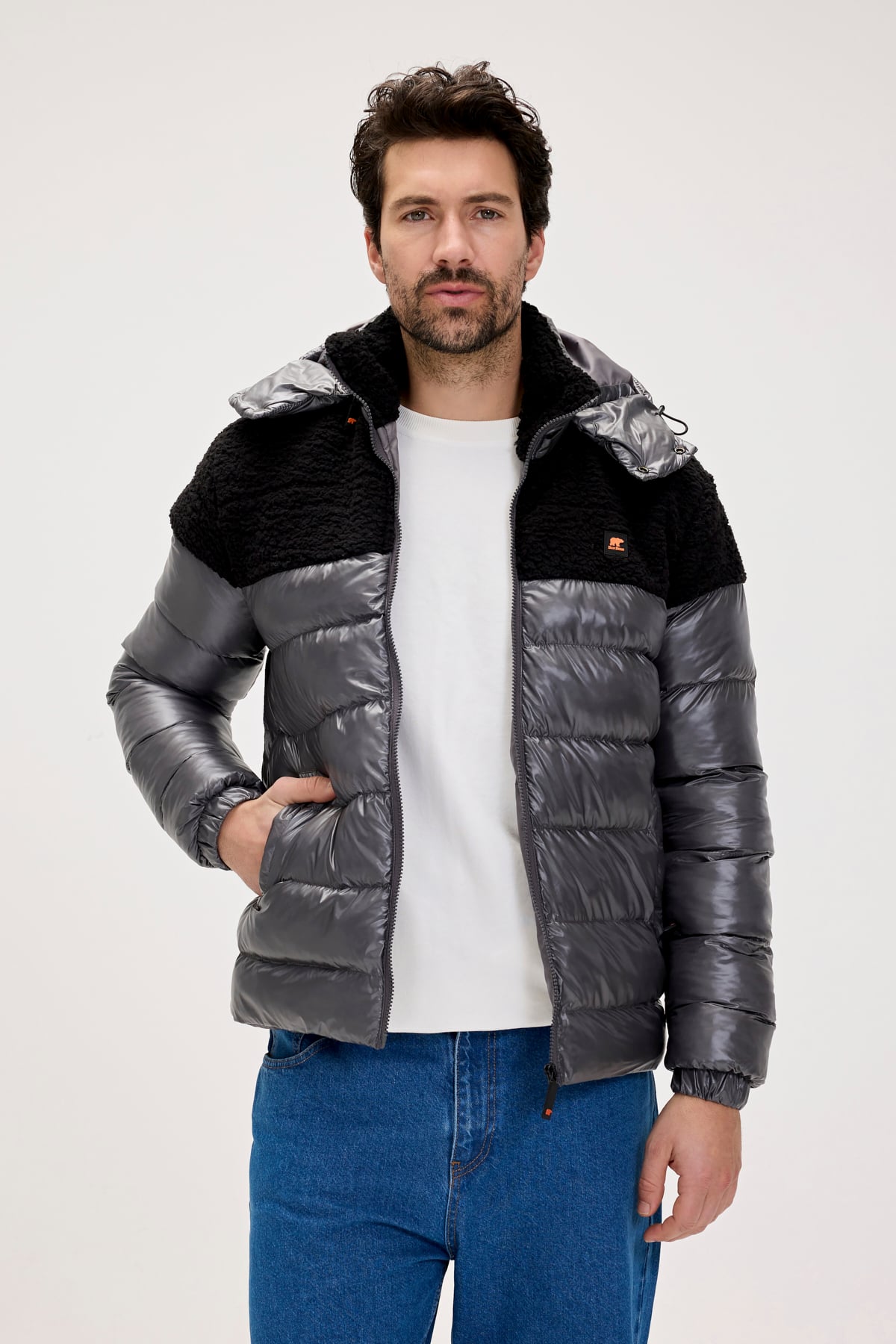 Albert Asphalt Mens Puffer Jacket