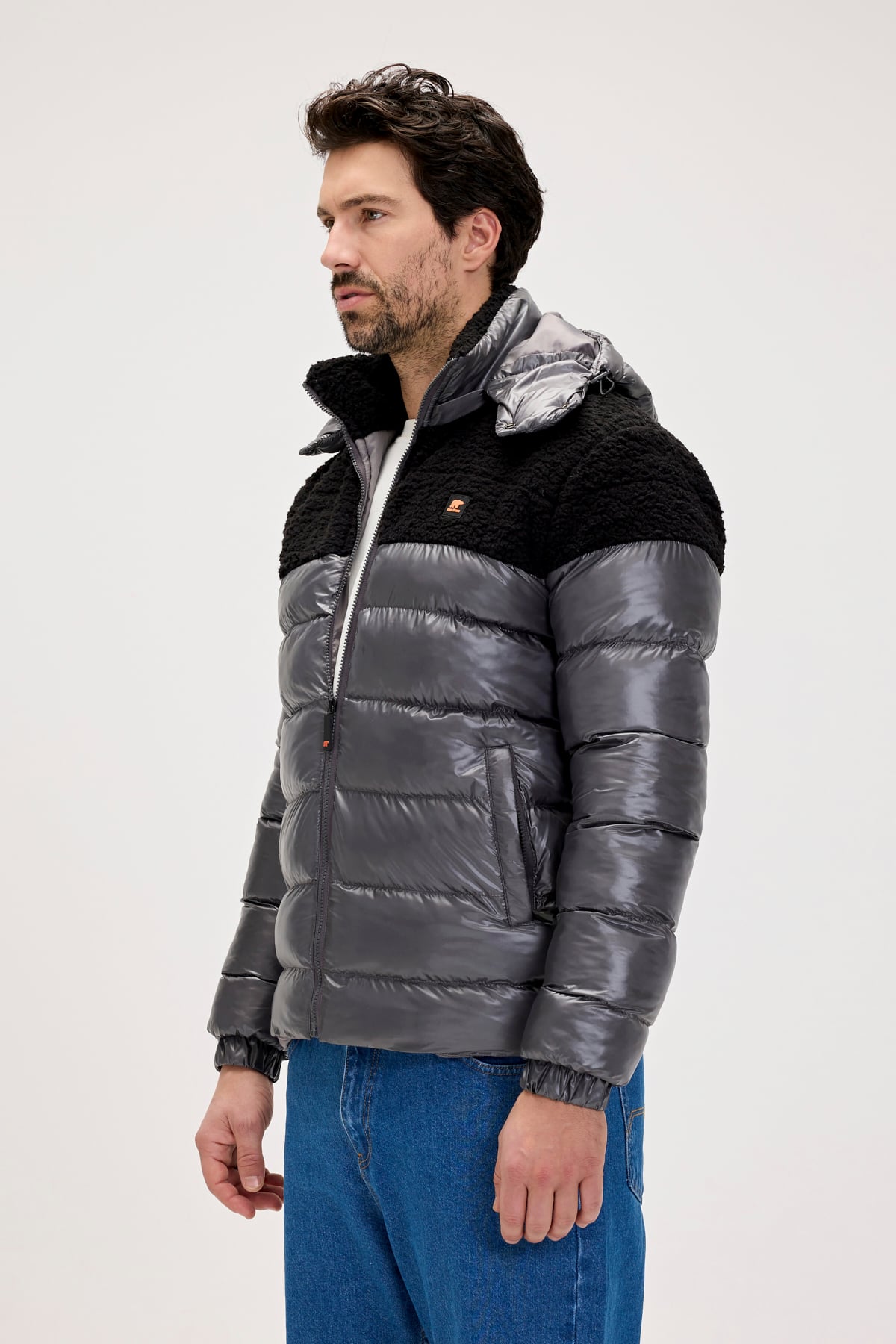 Albert Asphalt Mens Puffer Jacket
