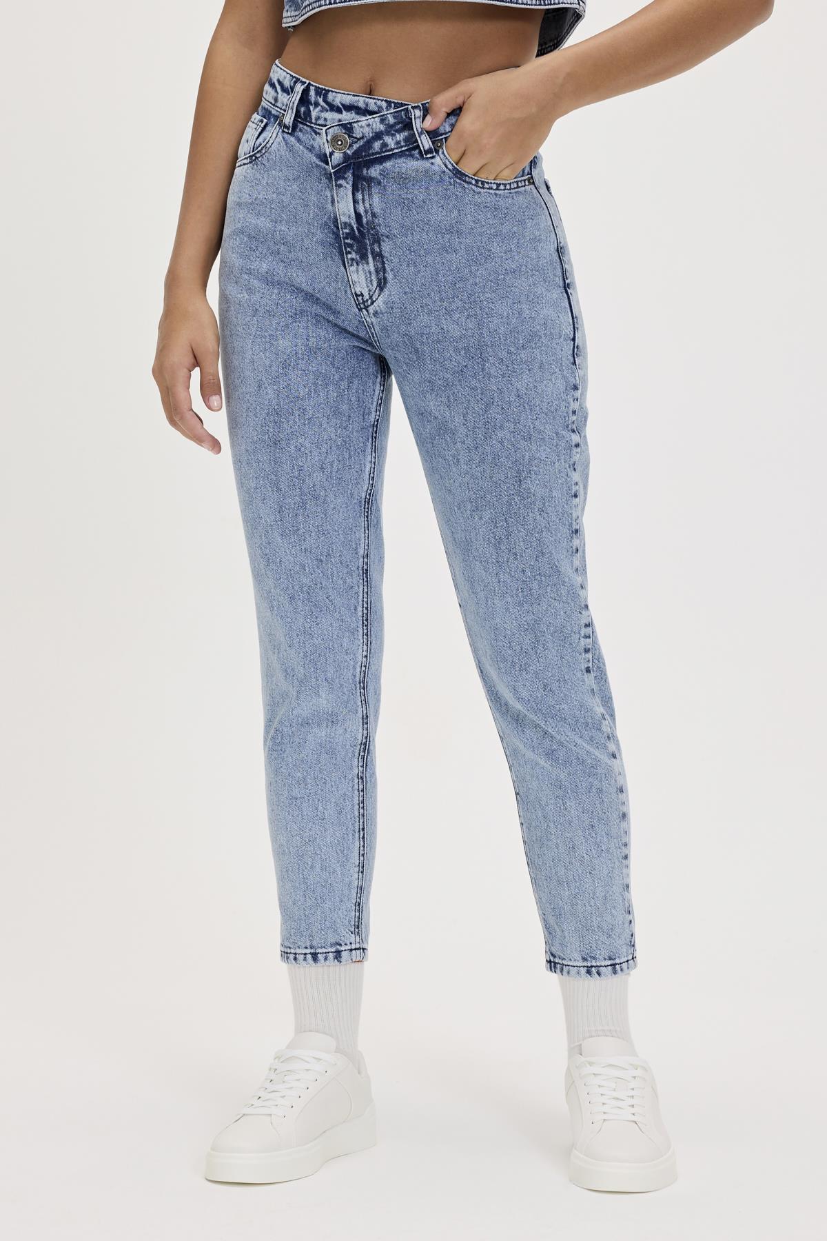 Alisha Jeans Mavi Kadın Denim Pantolon