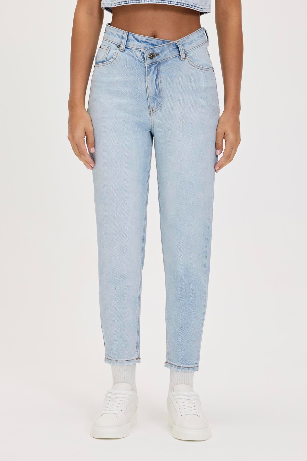 Alisha Jeans Ocean Blue Kadın Denim Pantolon