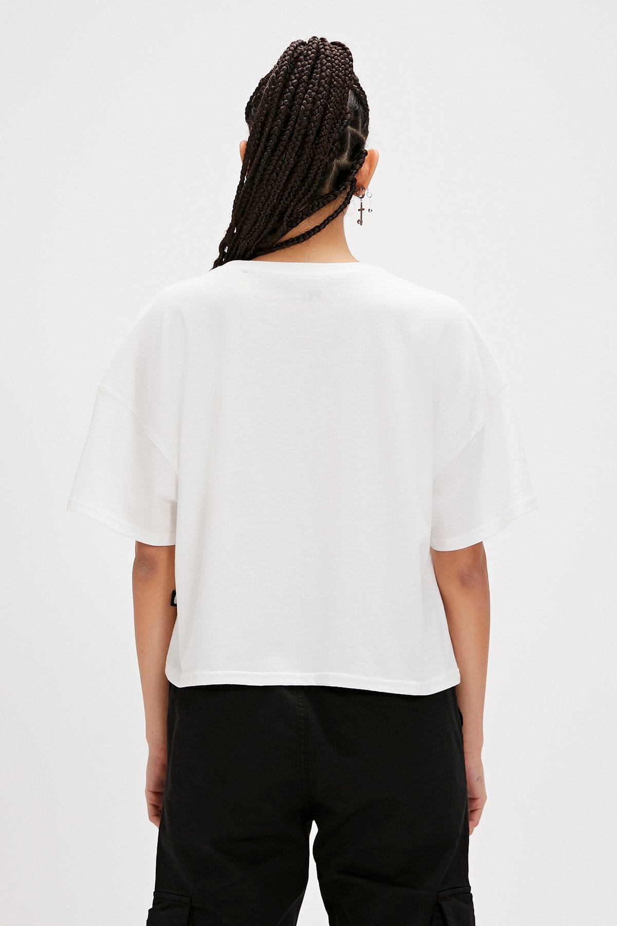 Amanda Beyaz Basic Kadın Tişört