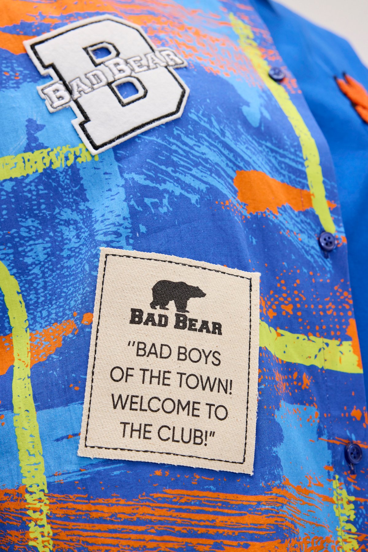 Anastasia Saks Mavisi Kadın Baskılı Gömlek