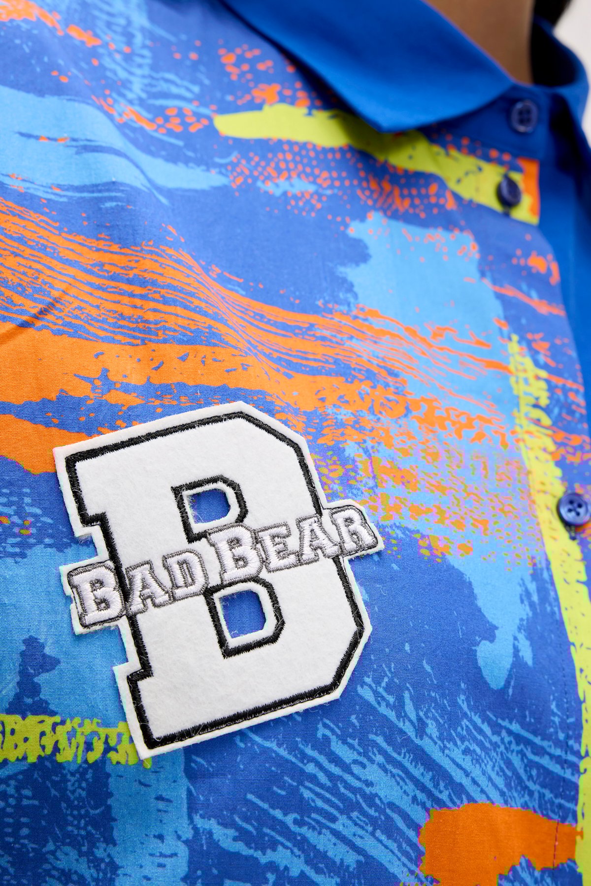 Anastasia Saks Mavisi Kadın Baskılı Gömlek