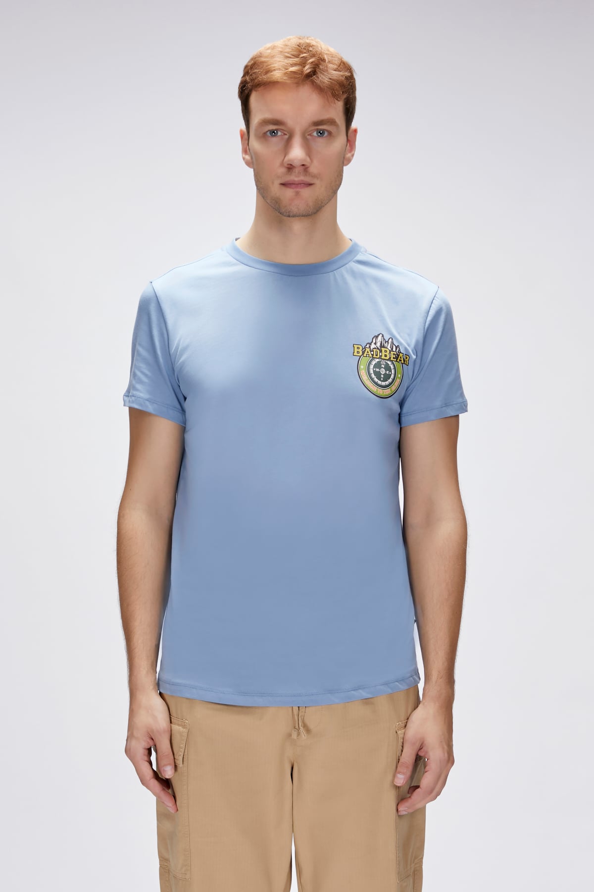 Anderson Elemental Blue Mens Printed T-Shirt