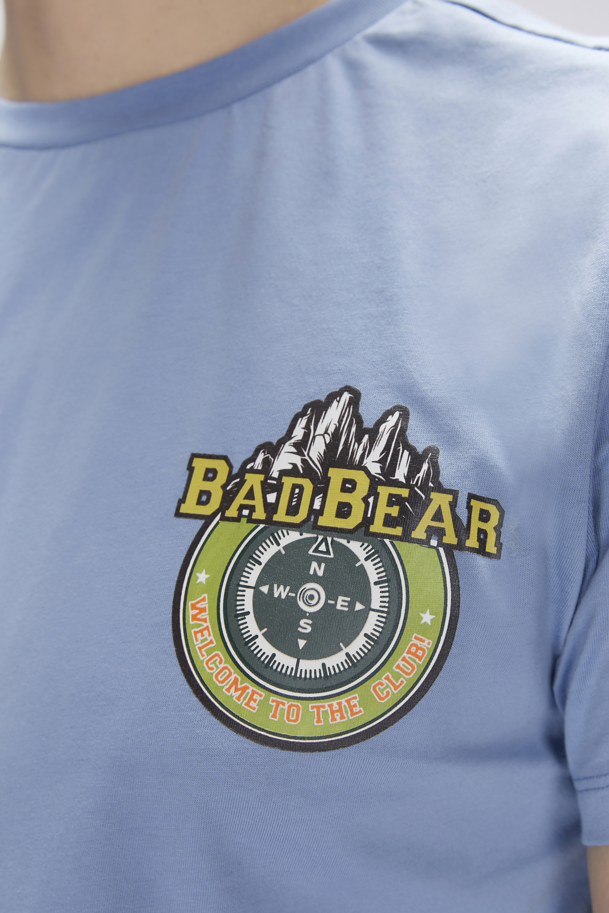 Anderson Elemental Blue Mens Printed T-Shirt