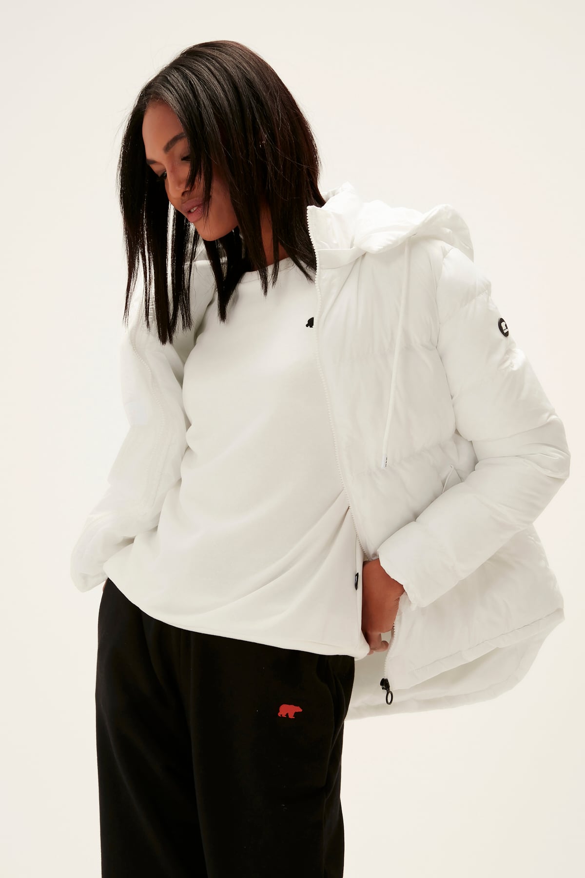Wayfarer Off-White Womens Puffer Coat