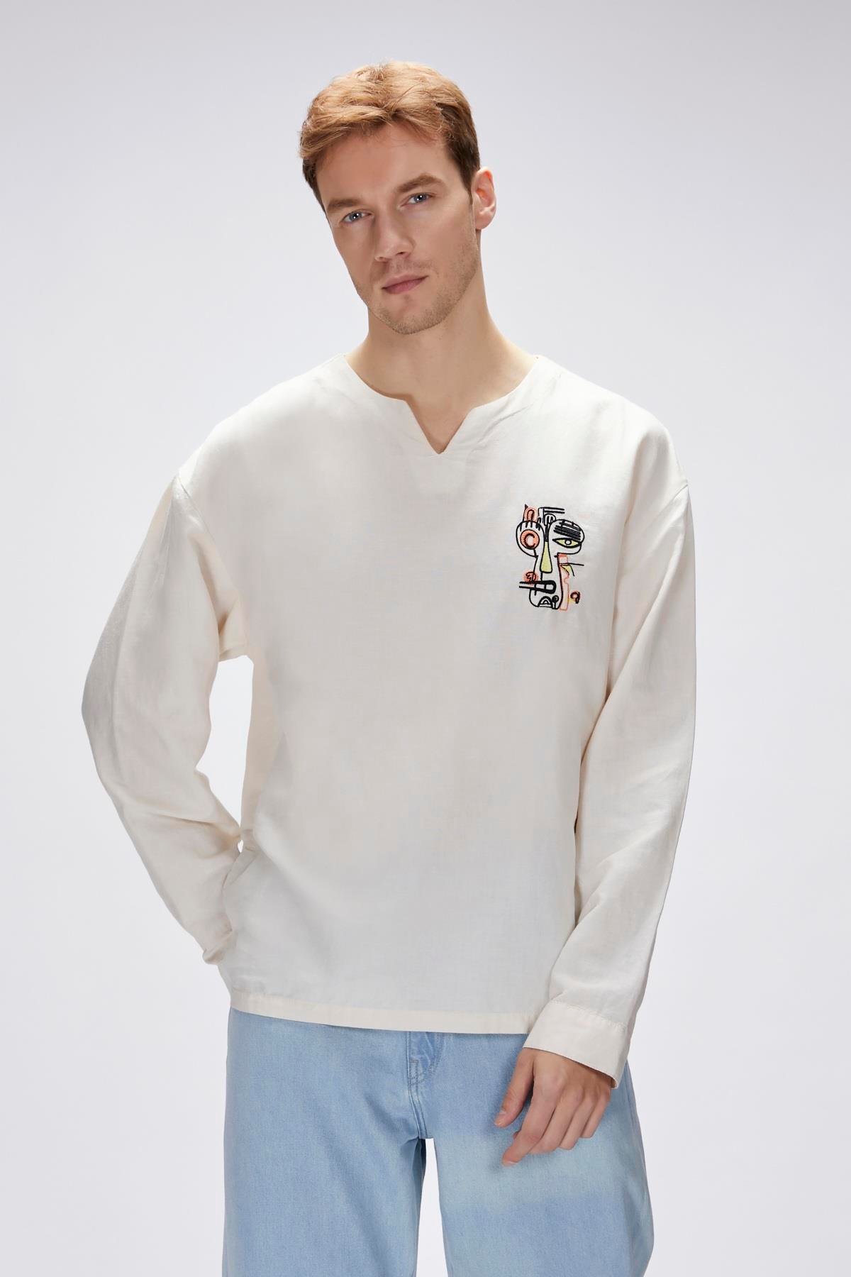 Loyd Bej Erkek Gömlek	