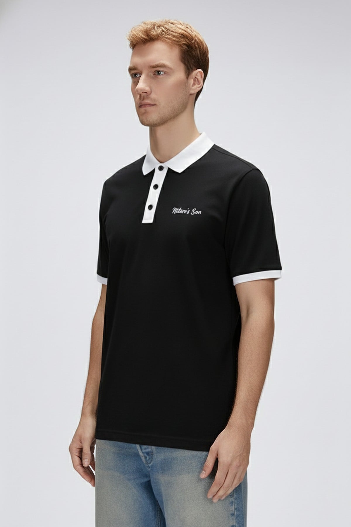 AWAKE POLO NECK T-SHIRT PRINTED POLO SİYAH  MAN T-SHIRT AWAKE POLO NECK T-SHIRTAWAKE POLO NECK T-SHIRT