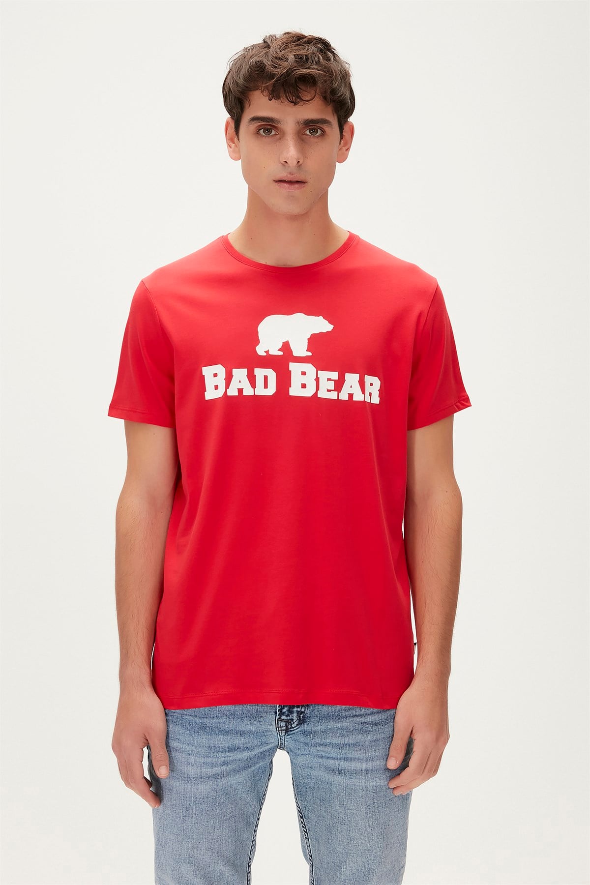 Bear Tee Red Mens T-Shirt